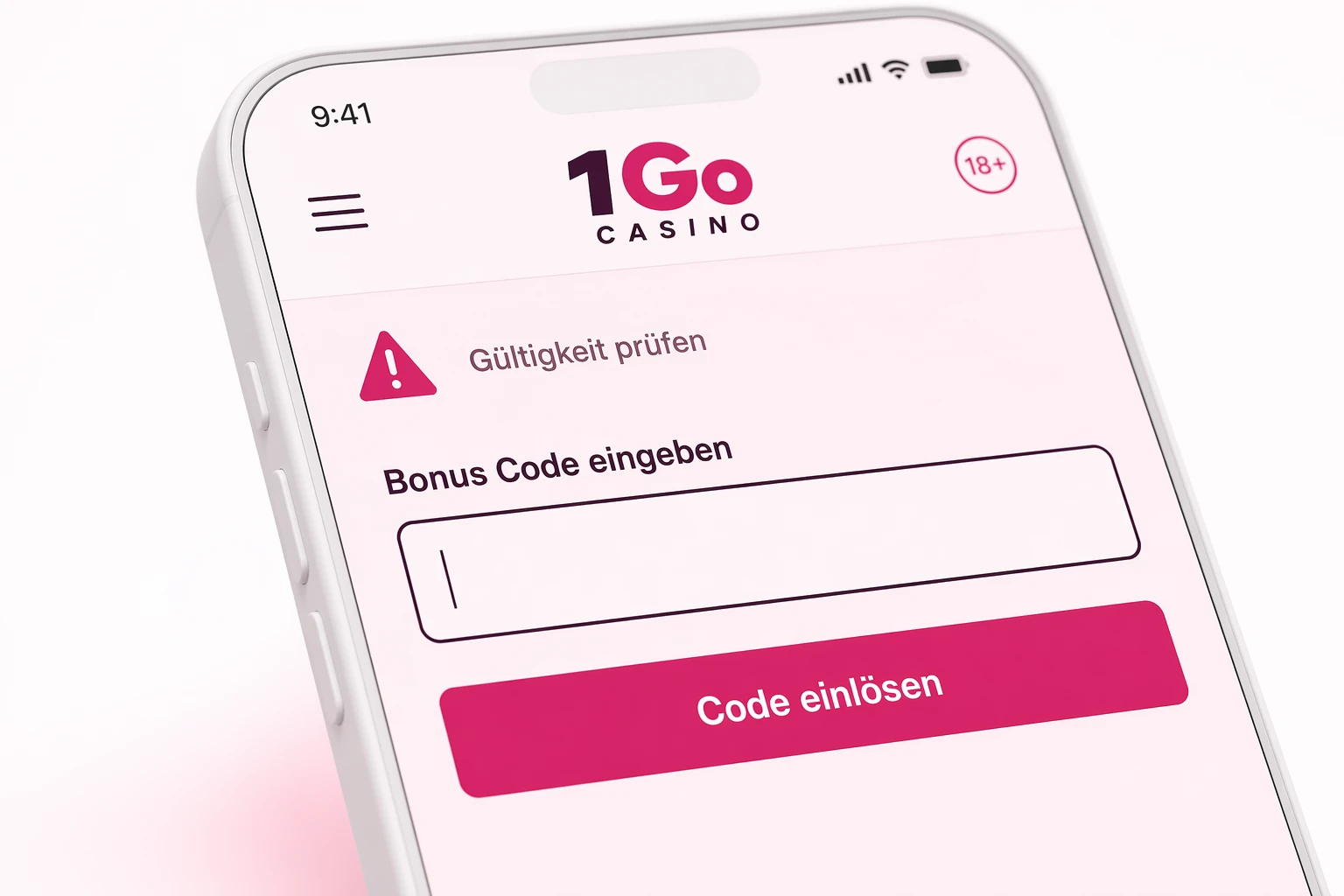 Bonus Code prüfen, bevor Sie ihn verwenden