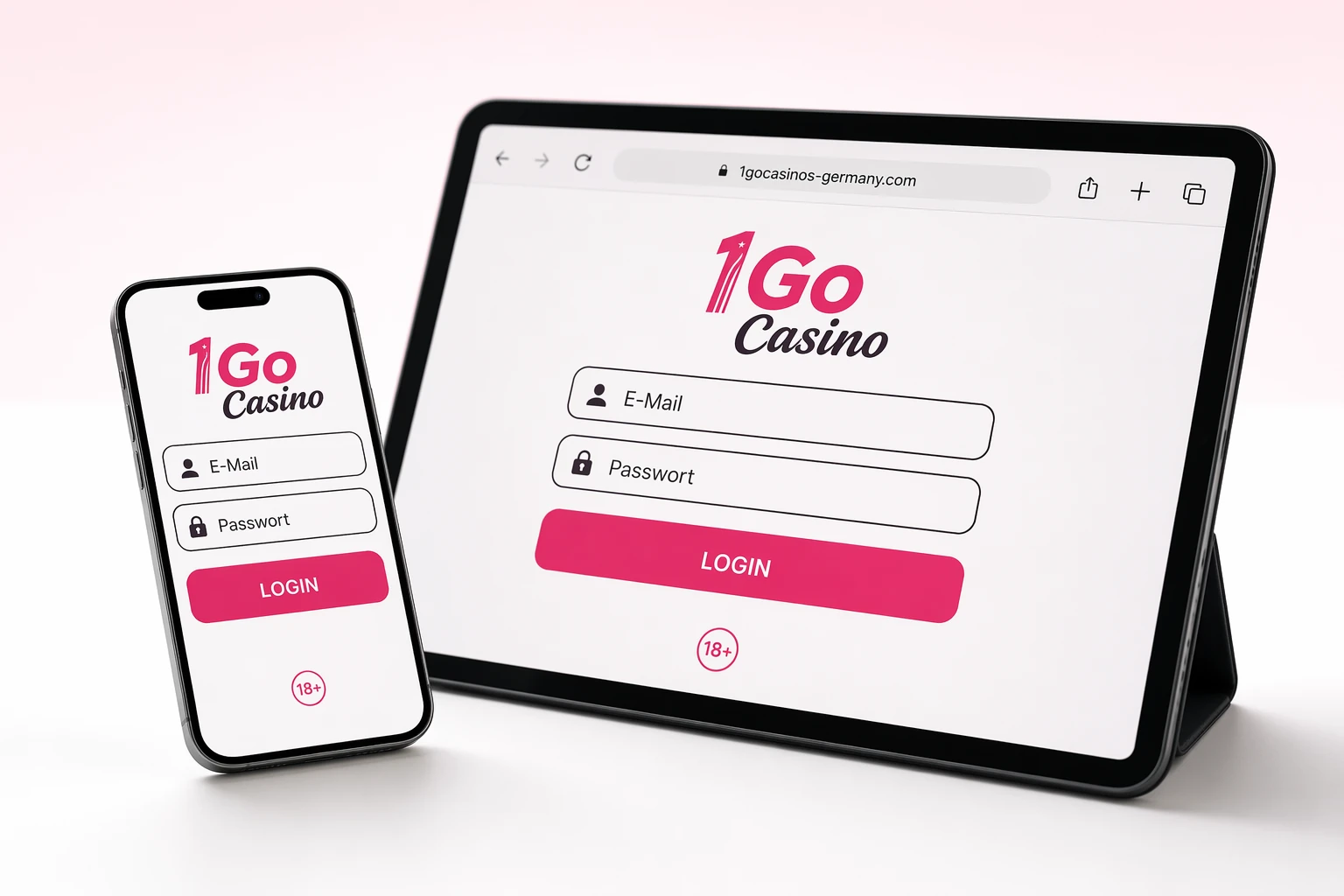 Mobiler Login bei 1gocasino auf Smartphone und Tablet